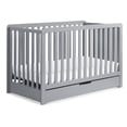 thumbnail image 1 of Carter's by DaVinci Colby 4-in-1 Convertible Crib with Trundle Drawer in Gray, 1 of 12