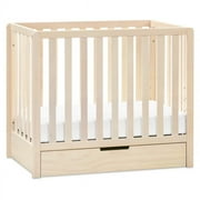 Carter's Colby 4-in-1 Convertible Mini Crib with Trundle in Gray and White