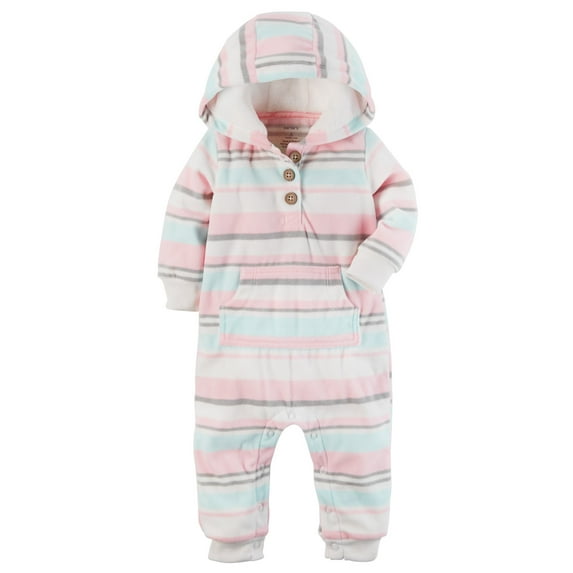 Carters 1pc Girl blue pink multi stripe Ivy