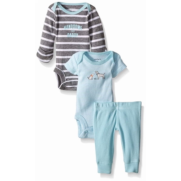Carter's Baby Boys' 3 Piece Take Me Away Set Baby - Dog - Preemie