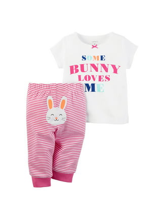 Baby Girl Clothes New Carter's Preemie 2pc Bunny Rabbit Outfit
