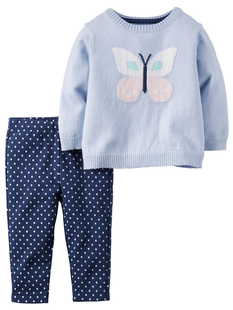 Carters Baby Clothing Outfit Girls 2-Piece Little Sweater Set