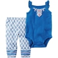 thumbnail image 1 of Carters Baby Girls Batik Print Pants Set - 6 Months, 1 of 1