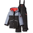 thumbnail image 1 of Carter's Baby Boys' Heavyweight 2-Piece Skisuit Snowsuit 12 Months Very Black/Grey Texture, 1 of 2