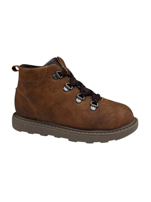 Carters Donnie Toddler Boys Ankle Booties Size 10 Brown Slip-on Casual Shoes