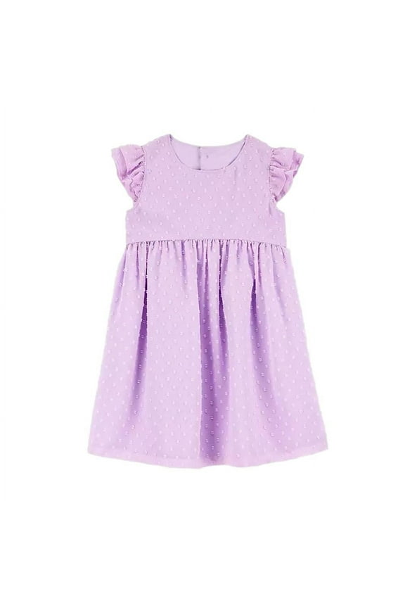 Carters Girl's Occasion Dress in Purple Size 6M
