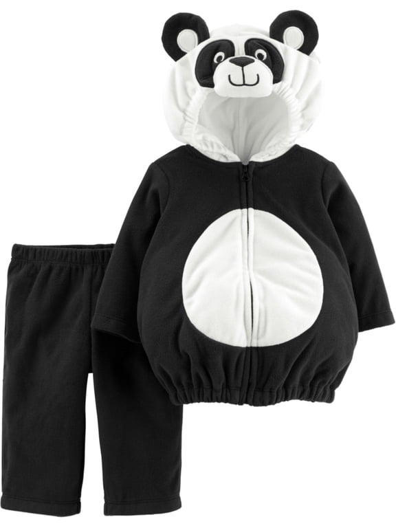 Carters Infant Panda Costume Baby Boys Girls Hoody Jacket Sweat Pants 3/6M