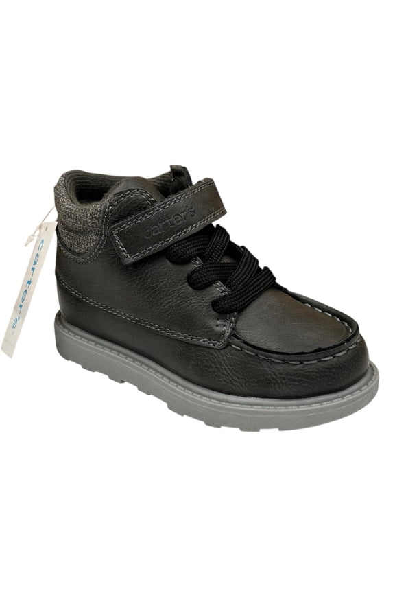Carters Norman Toddler Boys Casual Ankle Boot Size 9 Dark Gray Fall Winter Shoes