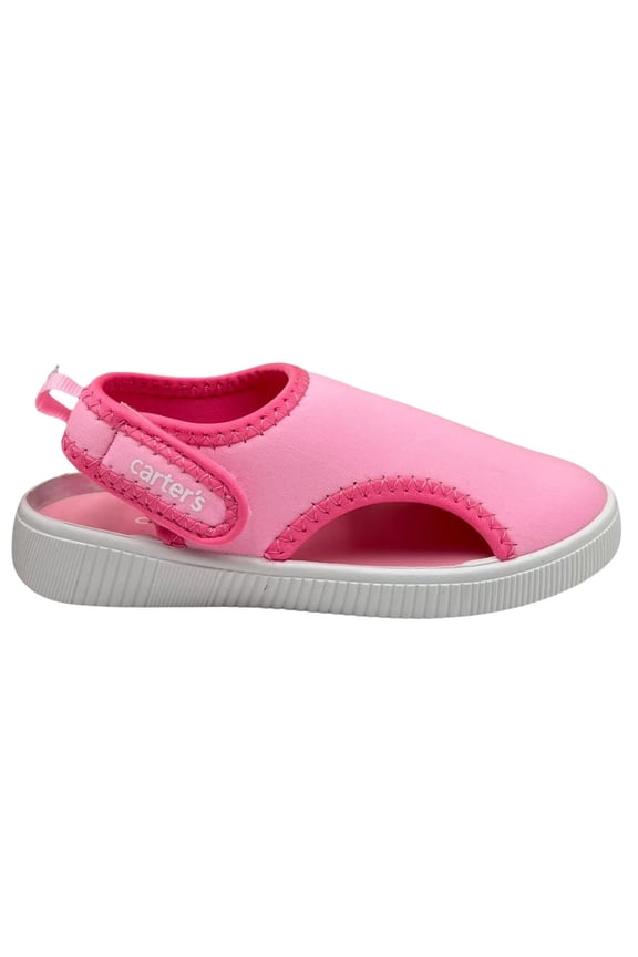 Carters Toddler Girls Salinas Closed Toe Slip-on Sandal Size 10 Pink Lightweight
