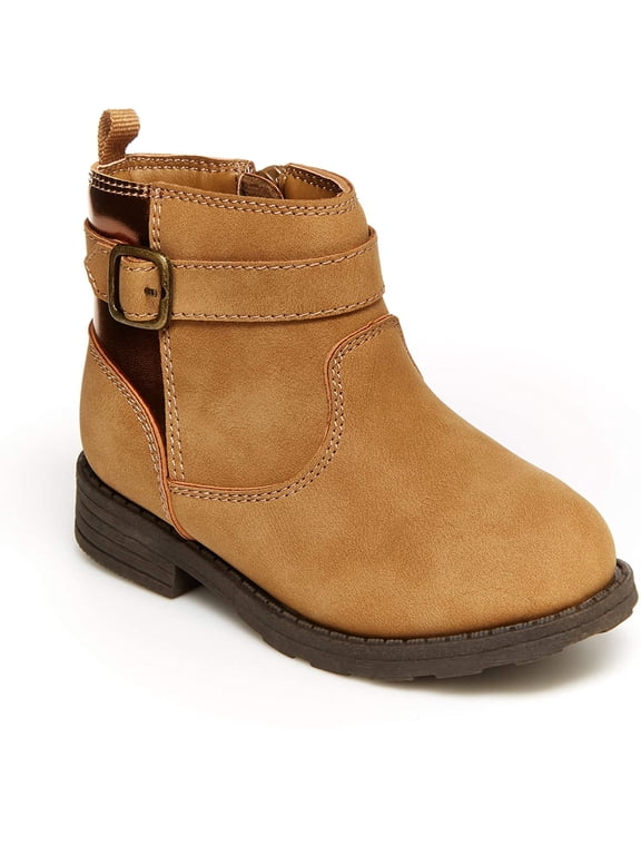 Carters Unisex-Child Aileen Fashion Boot Toddler 1-4 Years 7 Toddler Light Brown