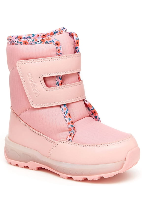 Carters Unisex-Child Grady Light Up Snow Boots Toddler 1-4 Years 9 Toddler Pink