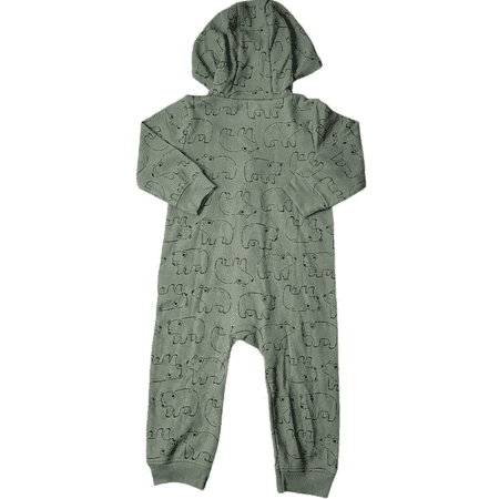 Carters Zip-Up 1 Piece Warm Long Sleeve Easy Care Jumpsuit