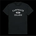 thumbnail image 1 of Carthage College Firebirds Distressed Arch College T-Shirt, Black - Large, 1 of 1