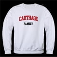 thumbnail image 1 of Carthage College Firebirds Family Crewneck Sweatshirt, White - Large, 1 of 1