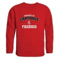 thumbnail image 1 of Carthage College Firebirds Property of Crewneck Sweatshirt, Red - Large, 1 of 1