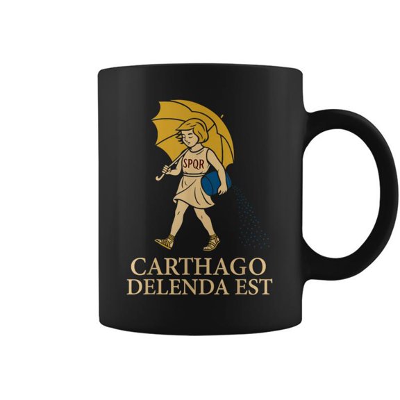 Carthago Delenda Est Roman History Attire Spqr Coffee Mugs