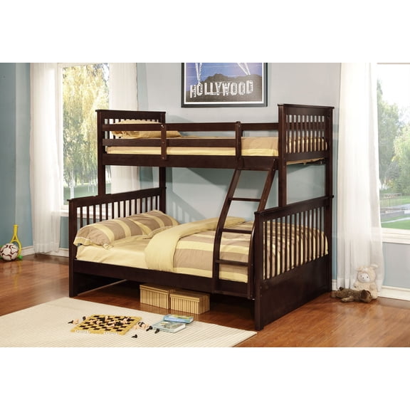 Carthew Convertible Twin Over Full Bunk Bed (Optional Storage or Trundle)
