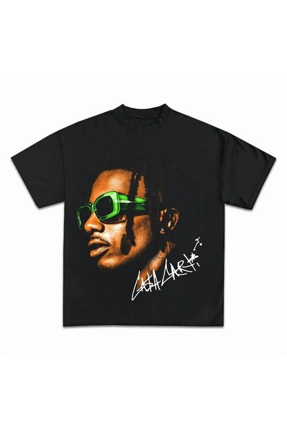 Carti Vintage Streetwear Boxy Tee Shirt Y2K Opium Shirt Basketball Graphic Oversized Retro Tee ,Black Color,Size L