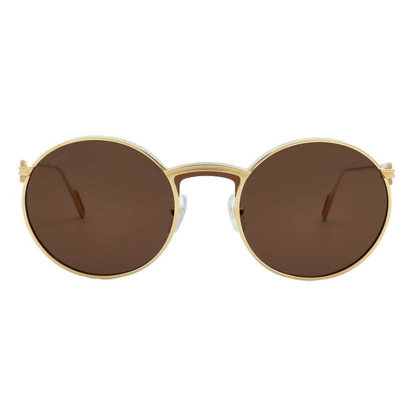 Cartier Brown Round Ladies Sunglasses CT0274S 002 99