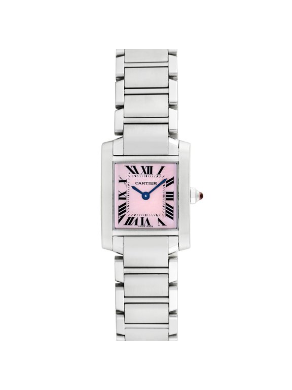 Pre-Owned Cartier Ladies Tank Francaise 25mm X 20mm Stainless Steel Wristwatch