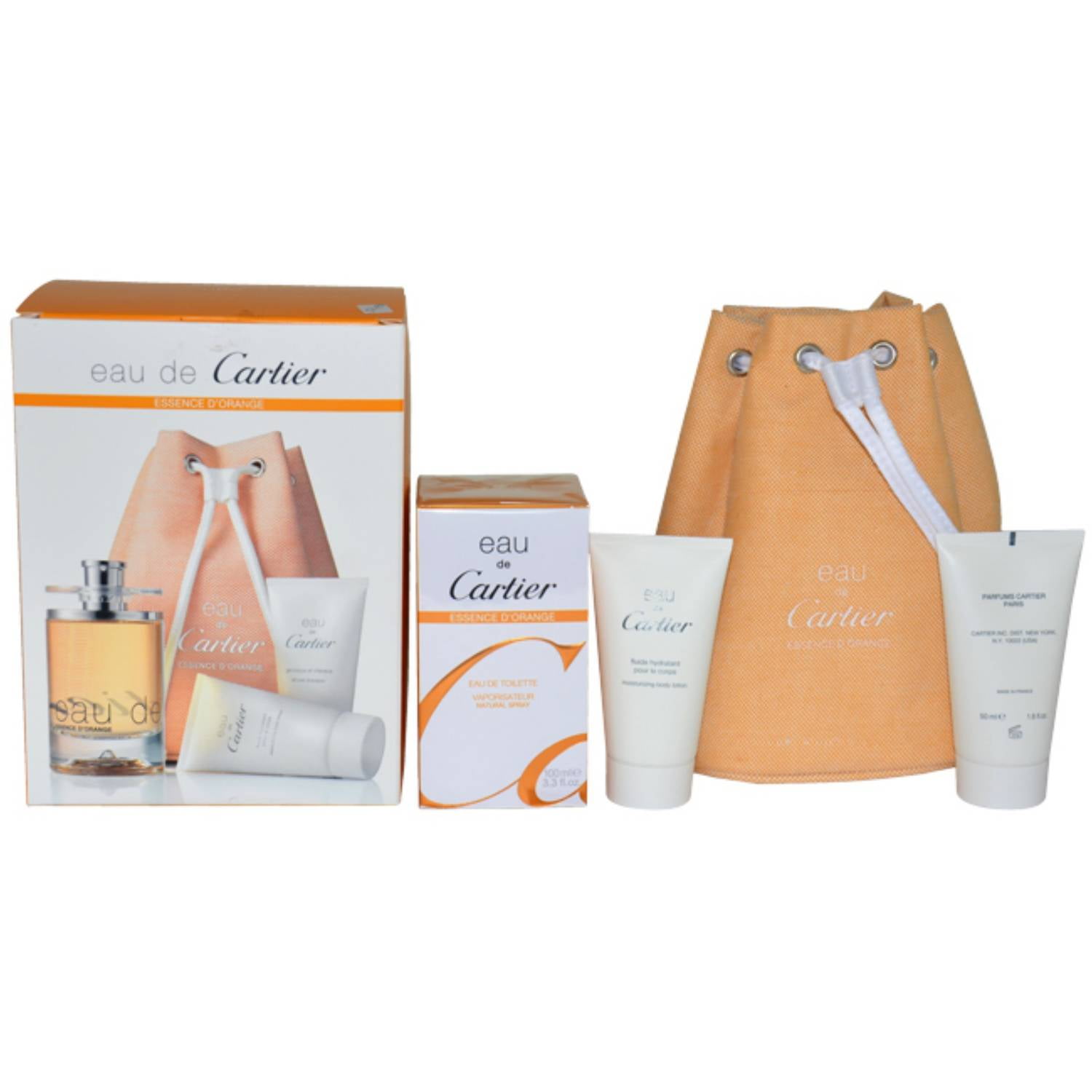 Cartier Men's Eau De Cartier Essence D'Orange Gift Set, pc