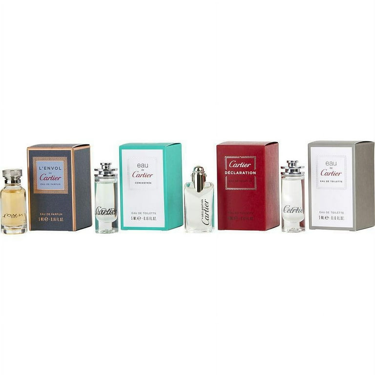 Cartier Mini Cologne Gift Set for Men, 4 Pieces - Walmart.com