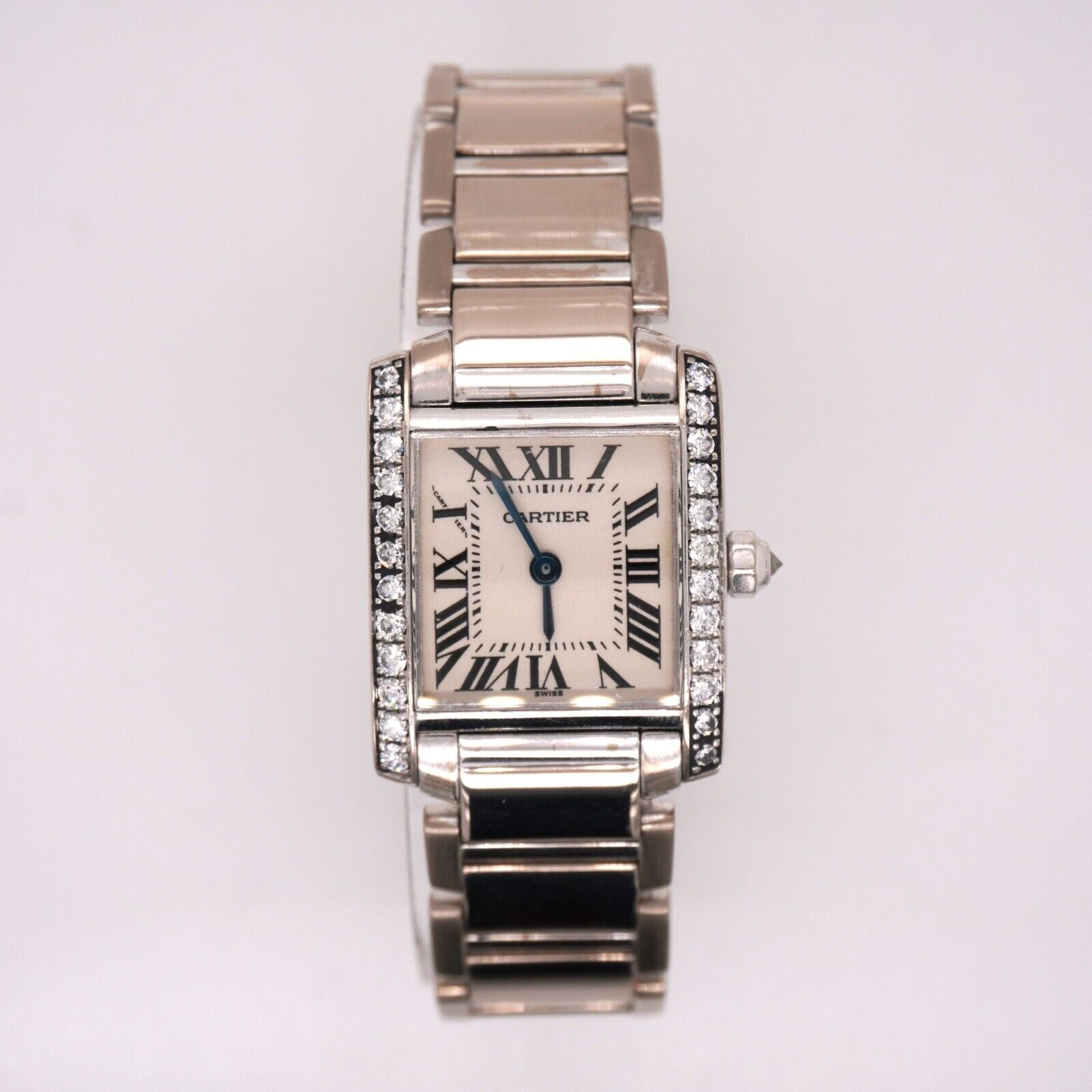 Cartier Tank Francaise 18K White Gold 30mm Factory Philippines Ubuy