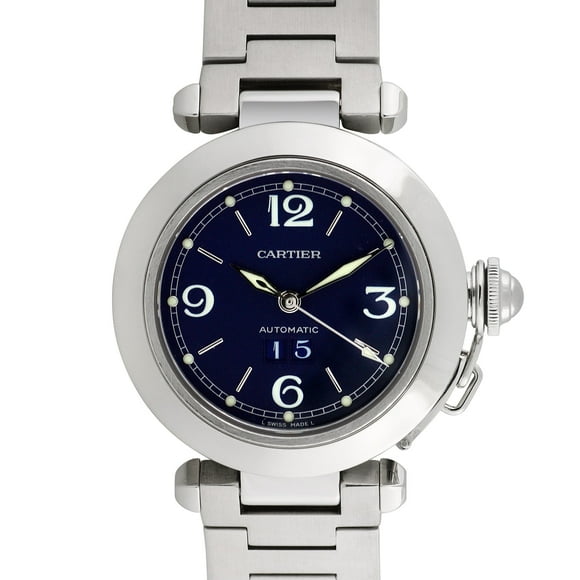 Pre-Owned Cartier Unisex Pasha 35mm Stainless Steel Wristwatch
