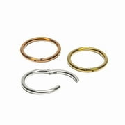 Luxe Modz 16G Cartilage Eyebrow Piercing Ring Titanium Perfect For Rook Nose Lip Piercings Jewelry for Women Men