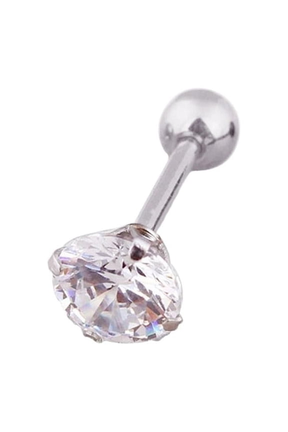 Cartilage Piercing Push In Pin 4 5 6mm Stud Flat Back Nose Labret Ear P8F2