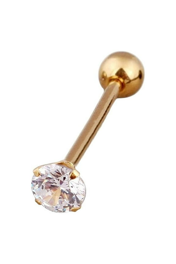 Cartilage Piercing Push In Pin 4 5 6mm Stud Flat Back Tragus Nose O7W0 Ear T8E5