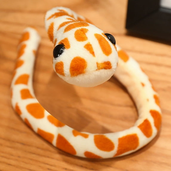 Snake Plush Toy, Cartilaginous Finger Snake Doll, Flexible Body Plush, Year Of Snake Gift, Soft Poseable Reptile, Decorative Plush Toy, Novelty Snake Doll