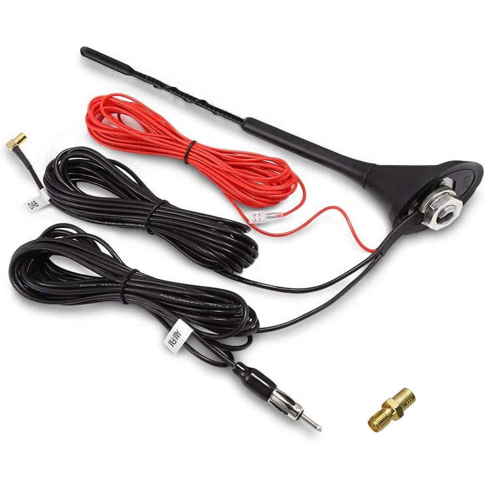 Fanmuran Antena Corta Mini Size Para Coche 3,5 Cm Universal Radio FM De