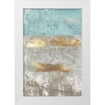 thumbnail image 1 of Cartissi  11x14 White Modern Wood Framed Museum Art Print Titled - Blue Gold I, 1 of 4