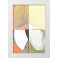 thumbnail image 1 of Cartissi 11x14 White Modern Wood Framed Museum Art Print Titled - Creamsicle Shapes I, 1 of 4