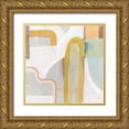 thumbnail image 1 of Cartissi  12x12 Gold Ornate Wood Framed with Double Matting Museum Art Print Titled - Together Again II, 1 of 4