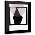 thumbnail image 1 of Cartissi 13x18 Black Modern Framed Museum Art Print Titled - Blushing Aura, 1 of 5