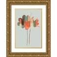 thumbnail image 1 of Cartissi 13x18 Gold Ornate Wood Framed with Double Matting Museum Art Print Titled - Pastel Union II, 1 of 4