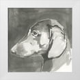 thumbnail image 1 of Cartissi   15x15 White Modern Wood Framed Museum Art Print Titled - A Very Neutral Modern Dog II, 1 of 4