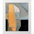 thumbnail image 1 of Cartissi  15x18 White Modern Wood Framed Museum Art Print Titled - Orange Pinstripe I, 1 of 4