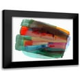 thumbnail image 1 of Cartissi 18x15 Black Modern Framed Museum Art Print Titled - Rainbow Blast I, 1 of 5