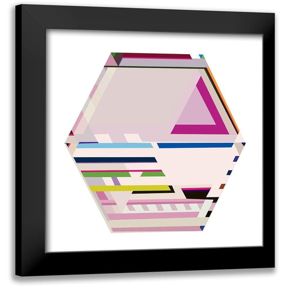 Cartissi 20x20 Black Modern Framed Museum Art Print Titled - LTower 6B 3