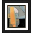 thumbnail image 1 of Cartissi  20x24 Black Ornate Wood Framed with Double Matting Museum Art Print Titled - Orange Pinstripe I, 1 of 4