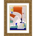 thumbnail image 1 of Cartissi 23x32 Gold Ornate Wood Framed with Double Matting Museum Art Print Titled - Lucca in Color I, 1 of 4