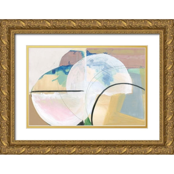 Cartissi 24x17 Gold Ornate Wood Framed with Double Matting Museum Art Print Titled - Californa Love I