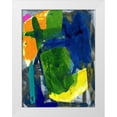 thumbnail image 1 of Cartissi 25x32 White Modern Wood Framed Museum Art Print Titled - Brights Strokes I, 1 of 4