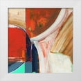 thumbnail image 1 of Cartissi  26x26 White Modern Wood Framed Museum Art Print Titled - Blue Orange II, 1 of 4