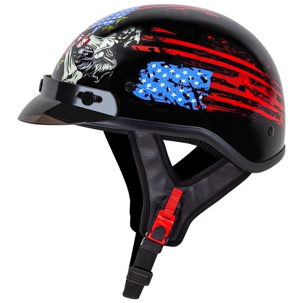 dot approved motorcycle half helmet Vintage Theres nothing pint Baseball Pro DOT Half Helmet