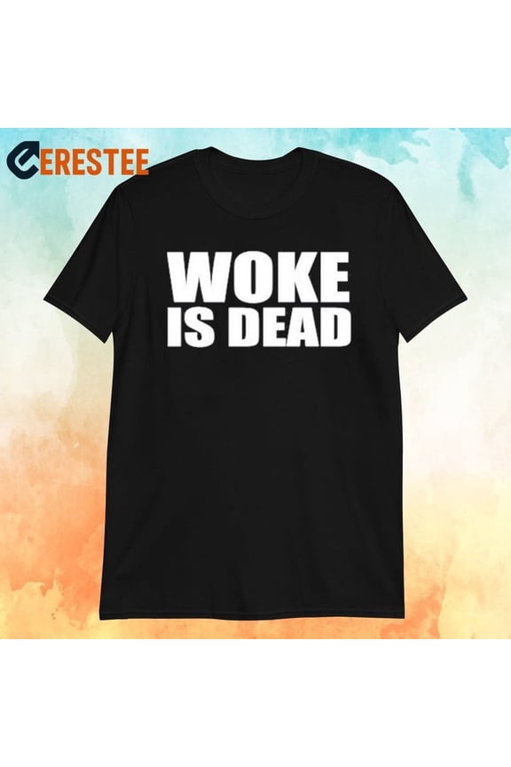 Cartman Wearing Woke Is Dead T-Shirt