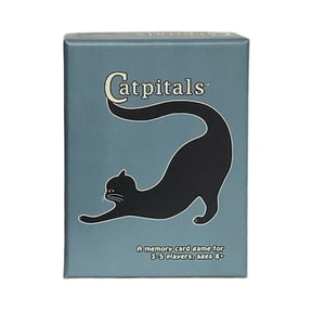 Catpitals, World Map Card Game, 3-5 Players, Ages 8+